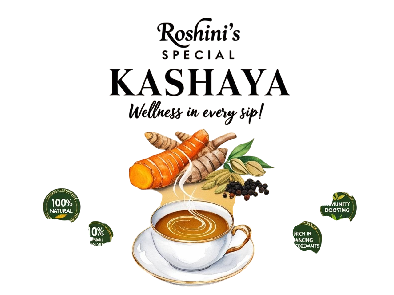 Roshinis Kashaya Powder – Natural Immunity Tonic