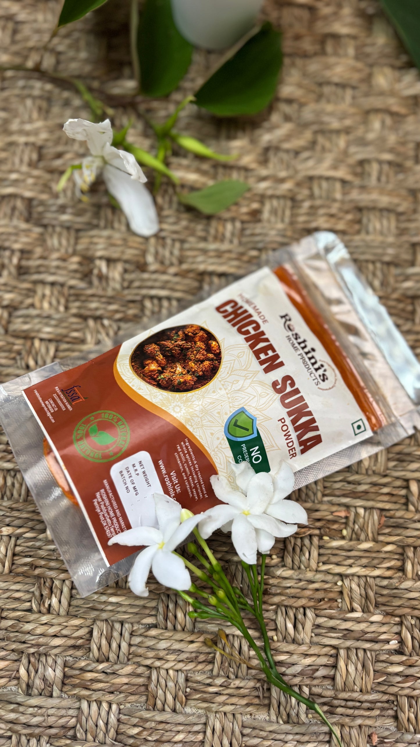 Roshini’s Chicken Sukka Masala Powder – Authentic Mangalorean Style Spice Blend